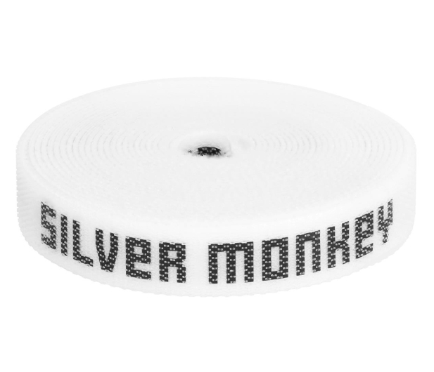 Silver Monkey Rzep do kabli 3m (biały)